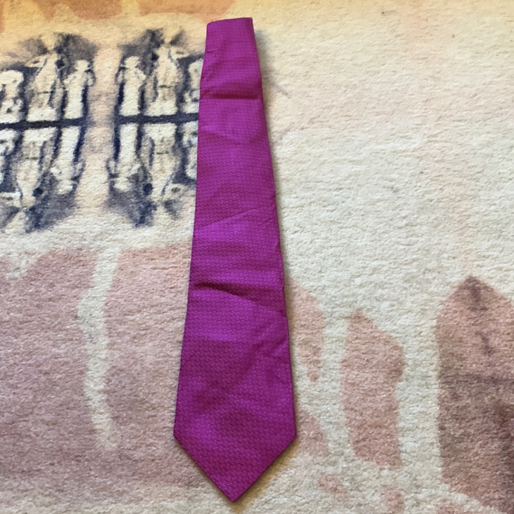 Thomas Pink silk tie purple pink